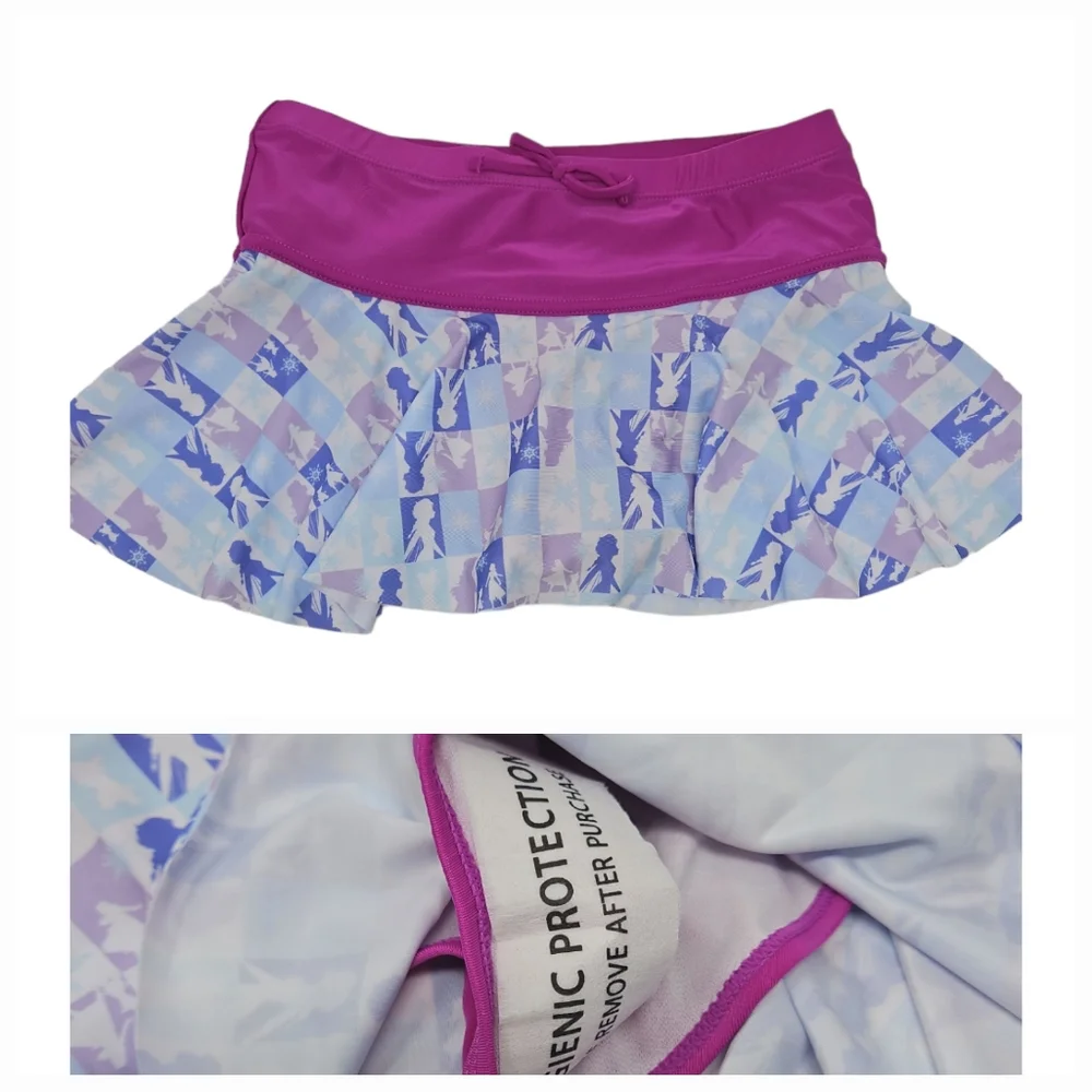 Disney Swim Mix & Match Set Kids Size 10/12 NWT Frozen Tops Bottoms